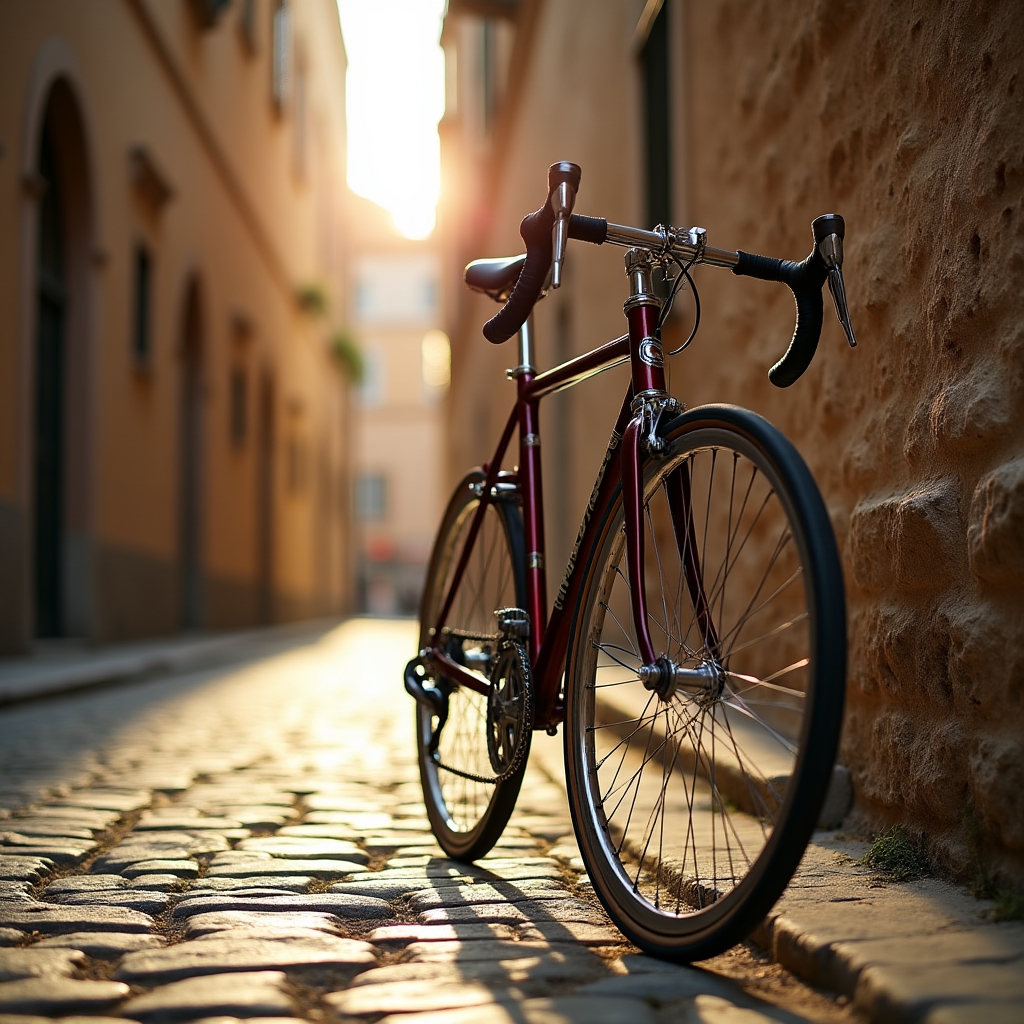 Bicicletta vintage restaurata con cura artigianale